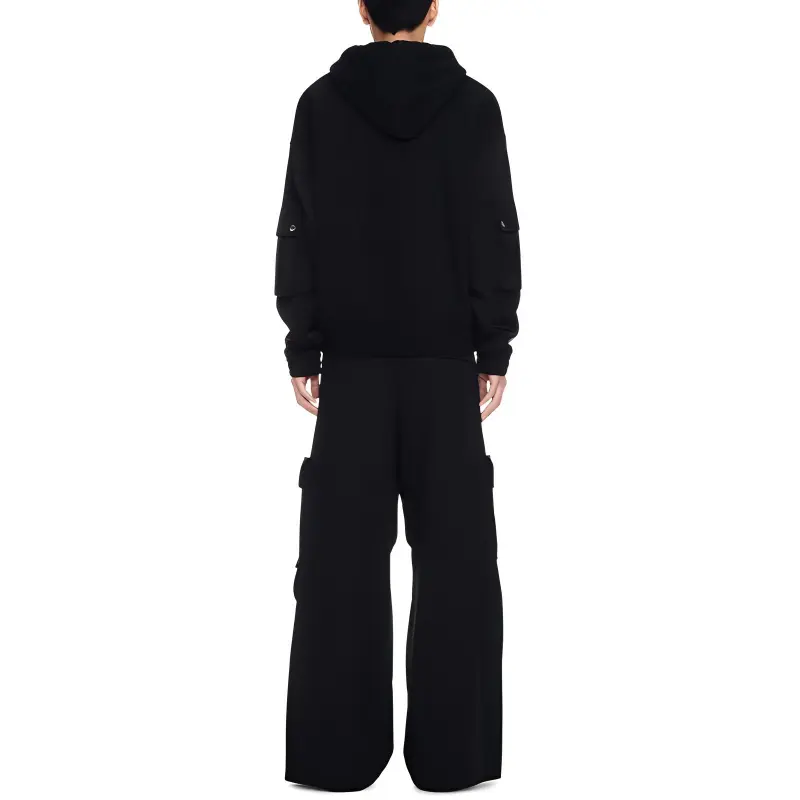 OFF WHITE Logo print Cotton Hoodie-2