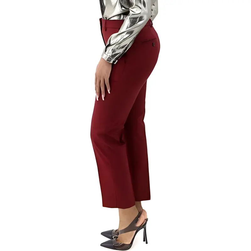 Burberry Casual Pants Women's Red-4