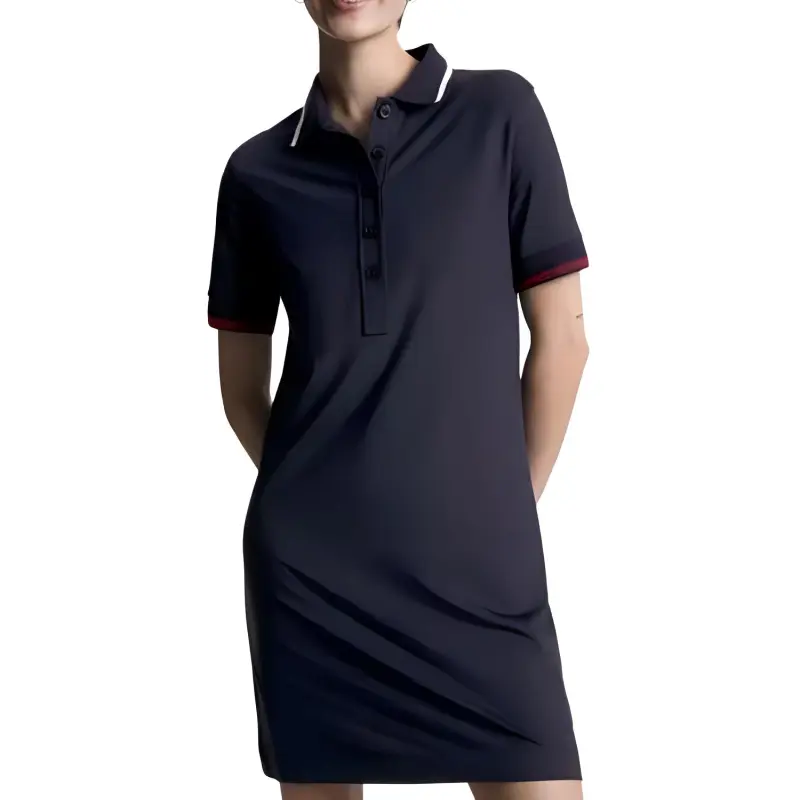 Tommy Hilfiger Short Sleeved Dresses Women's Black-3