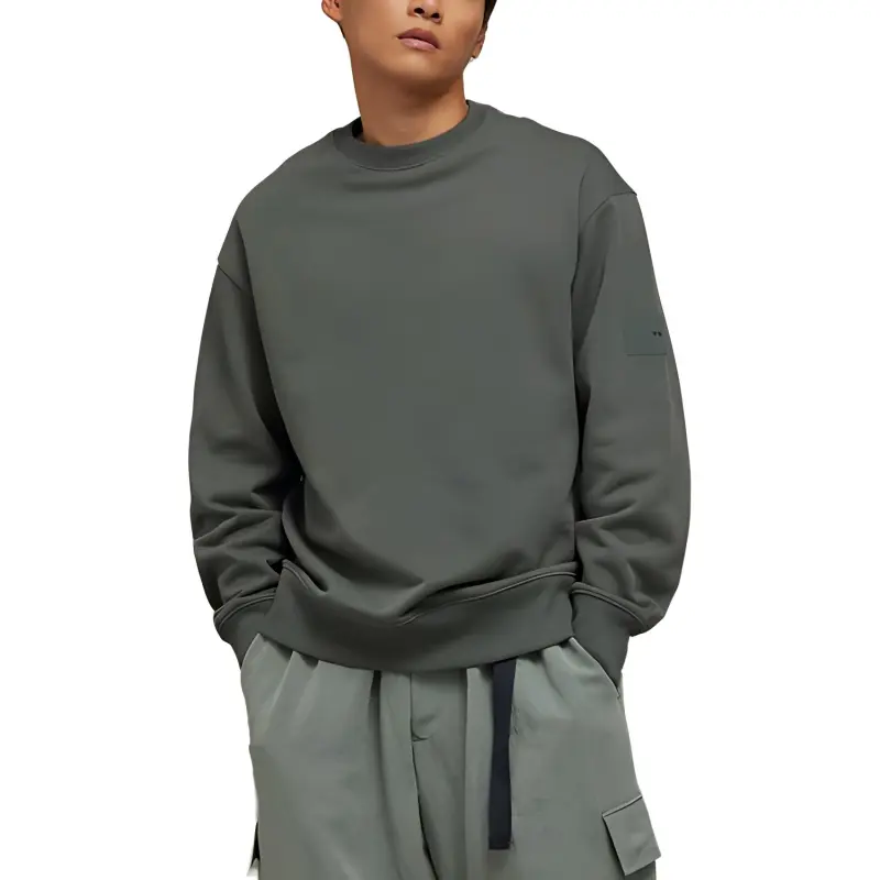 Y 3 Logo print Organic cotton Sweatshirt-1