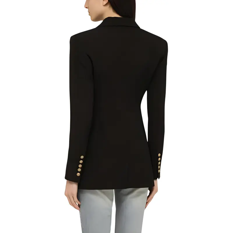BALMAIN Single breasted Virgin Wool Blazer-2