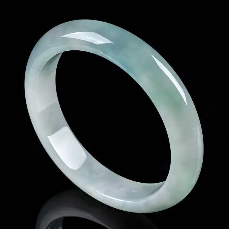 PUPAN Ice Glutinous Jadeite Bangles Unisex-3