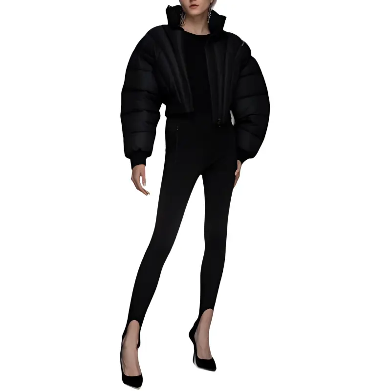 Mugler Cropped Puffer Jacket-1