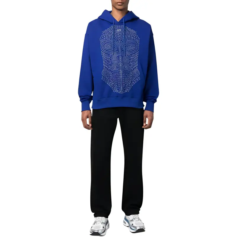 OFF WHITE Body Stitch Skate Hoodie-1