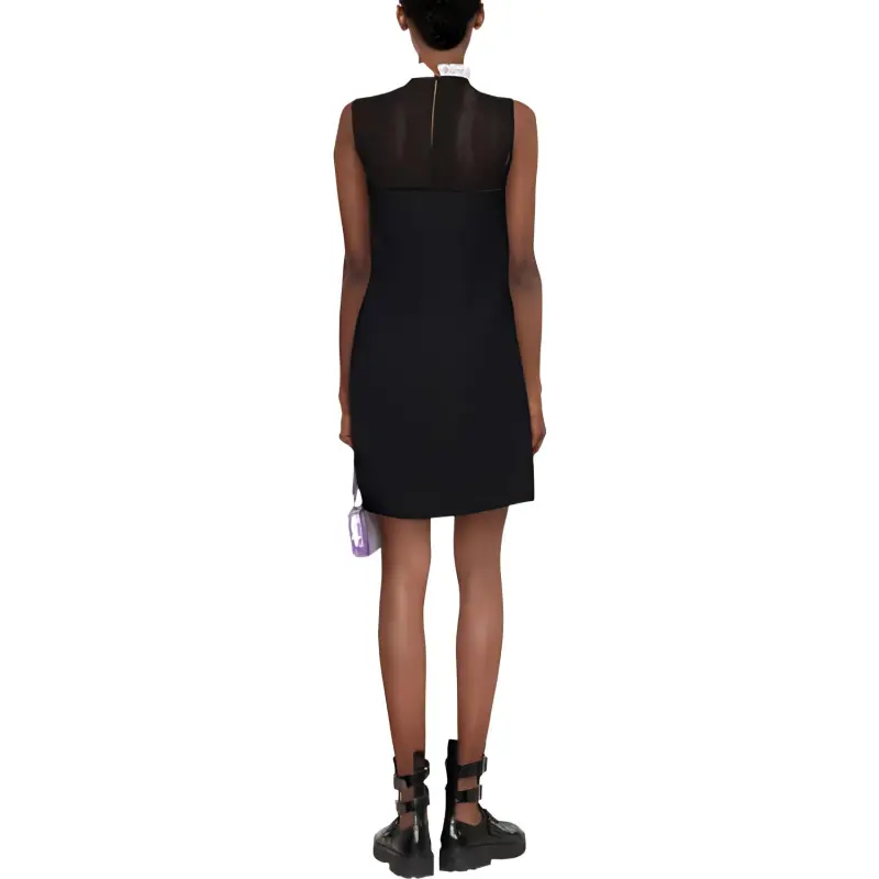 MIU MIU FW22 Sleeveless Dress Women's Black-3