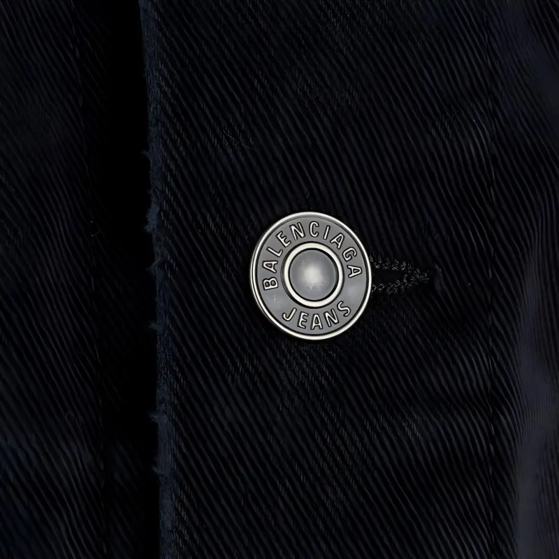 Balenciaga Cropped Denim Jacket-2