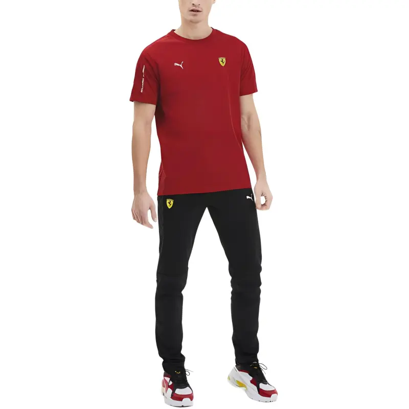 PUMA SCUDERIA FERRARI T7 T-Shirts Men Red-3