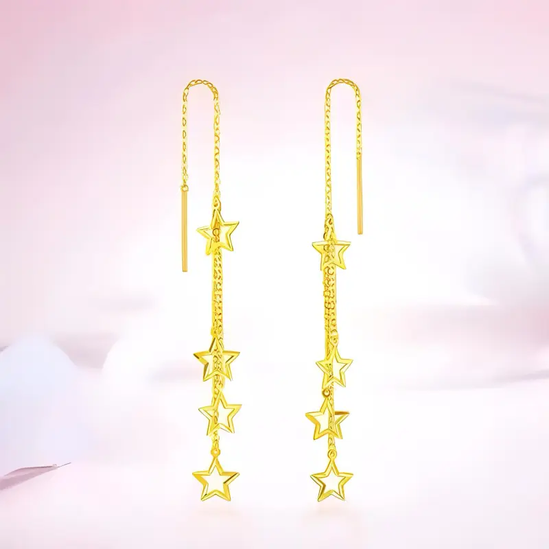 Kim Heng Hee 18K Gold Gold Drop Earrings Women's-2