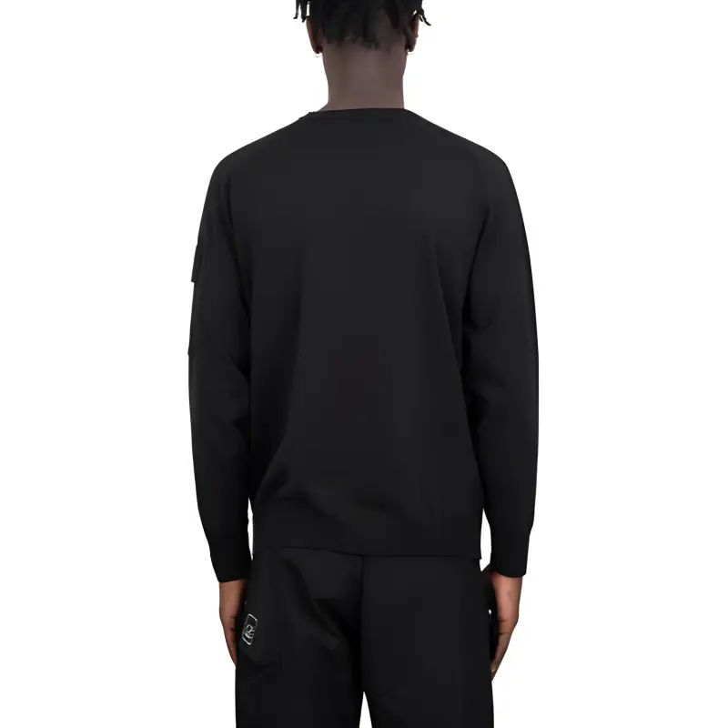 C.P.Company Logo appliqué Fine knit Jumper-3