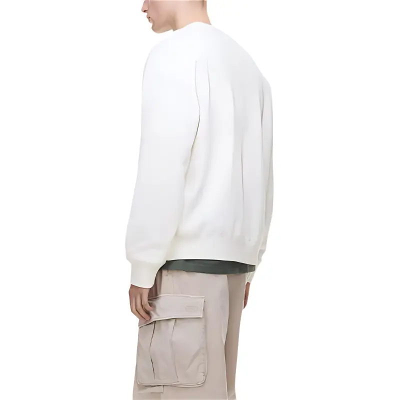 H&M Sweatshirts Men White-4