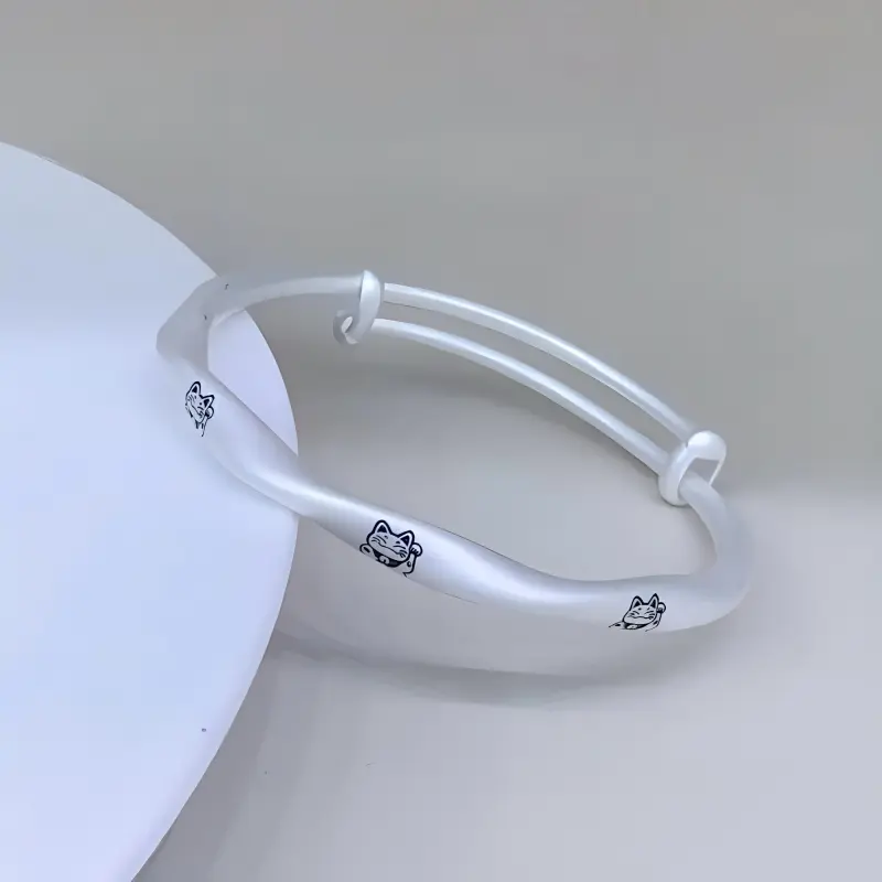 AITAO 999 Fine Silver Bangles Kids'-1