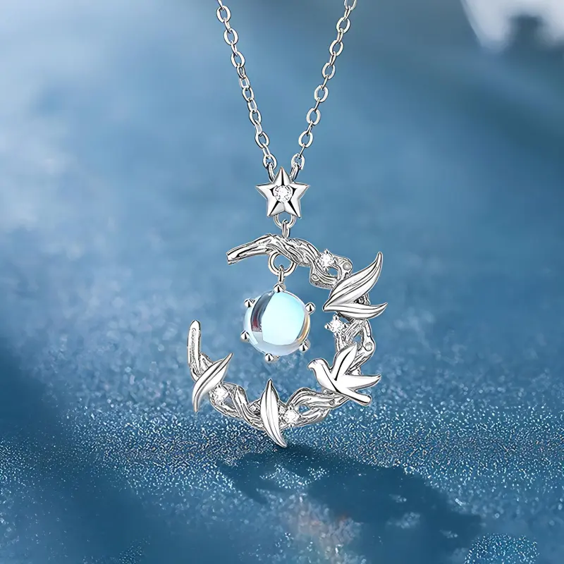 CHINA GOLD S925 Silver Necklaces Women's-2