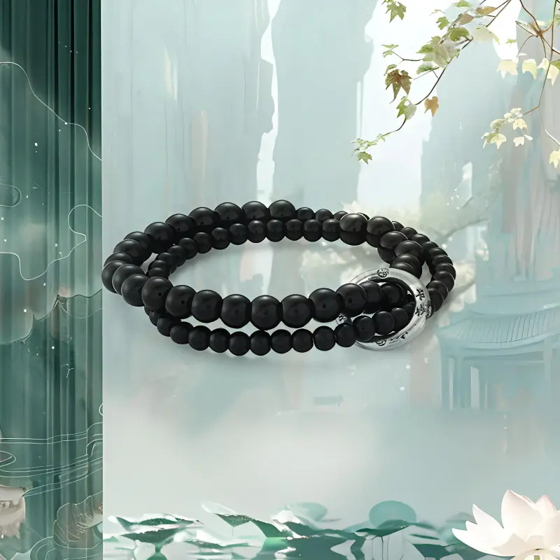 JIAFULAI Ebony Bracelets Unisex-3