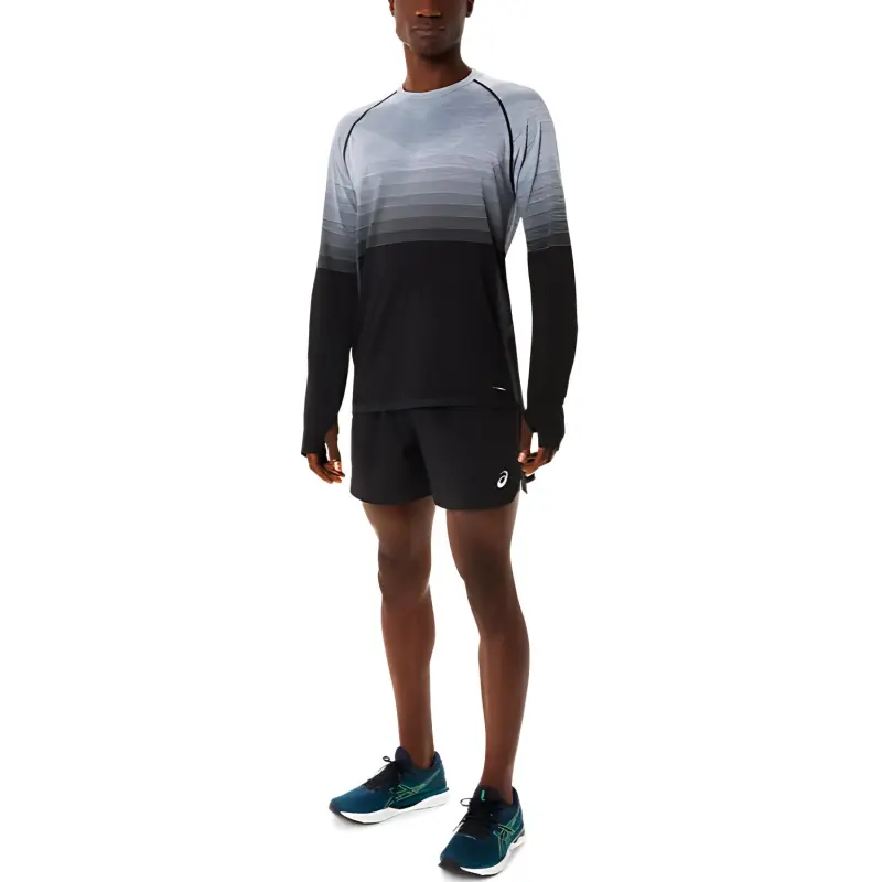 Asics Raglan Sleeve T-Shirt Men's Gray-2