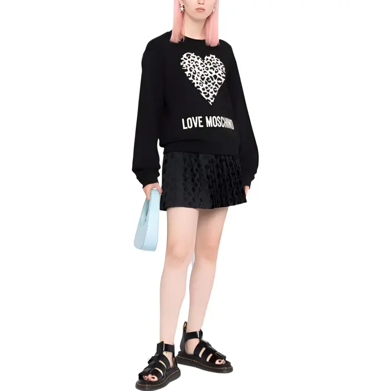 LOVE MOSCHINO Sweatshirts Women's Black-1