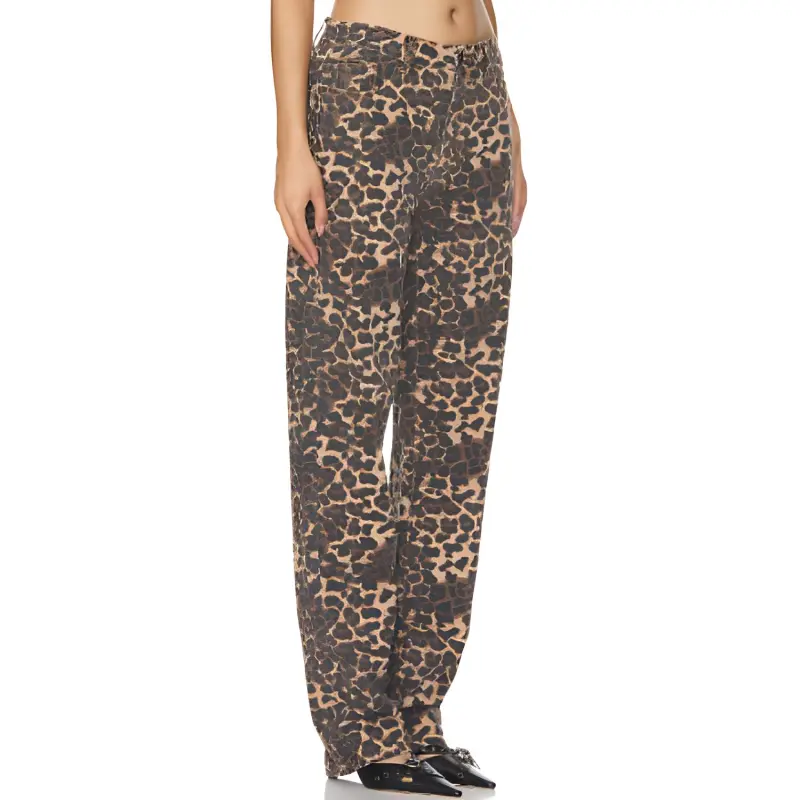 Lioness SS24 Casual Pants Women's Leopard Print-2