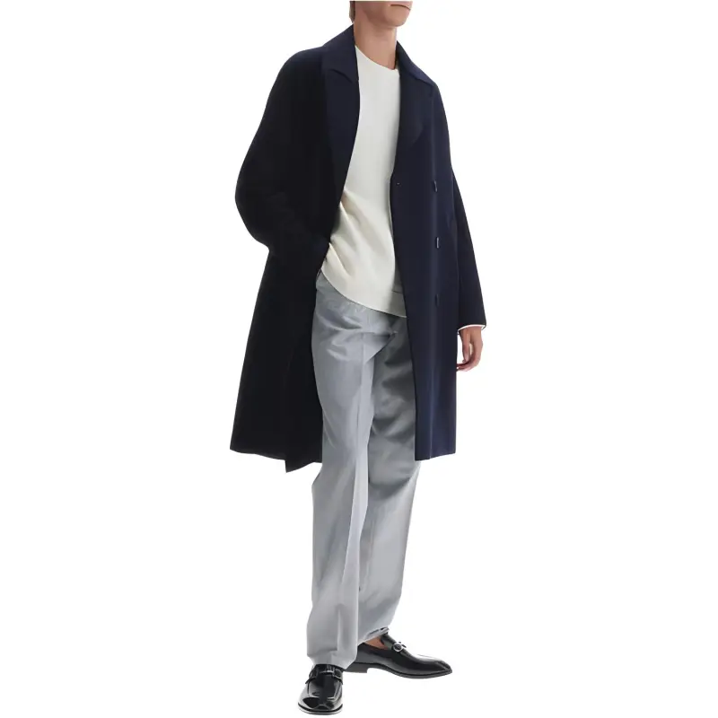 HARRIS WHARF LONDON Coat Men's Dark Blue-2