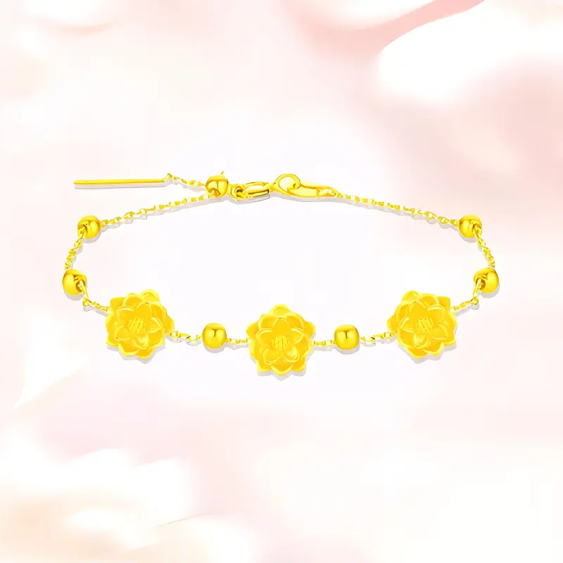 YINGNIXINDONG Gold Bracelet Women's-1