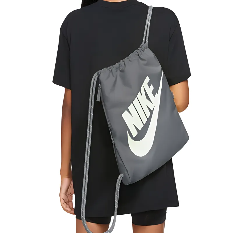 Nike Heritage Recycled Polyester Backpack Unisex Smoke Gray & Summit White-2