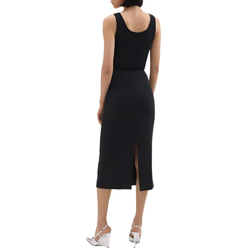 THEORY Casual Long Skirts Women's Black-2