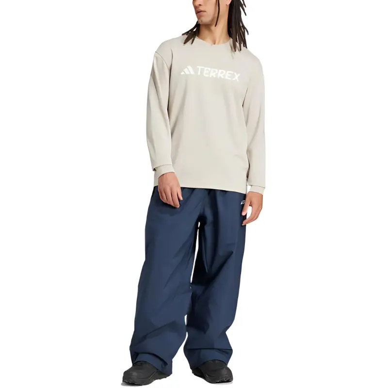 Adidas FW24 XPERIOR 2L RAIN.RDY INSULATED BIB Ski Pants Men's Navy Blue-1