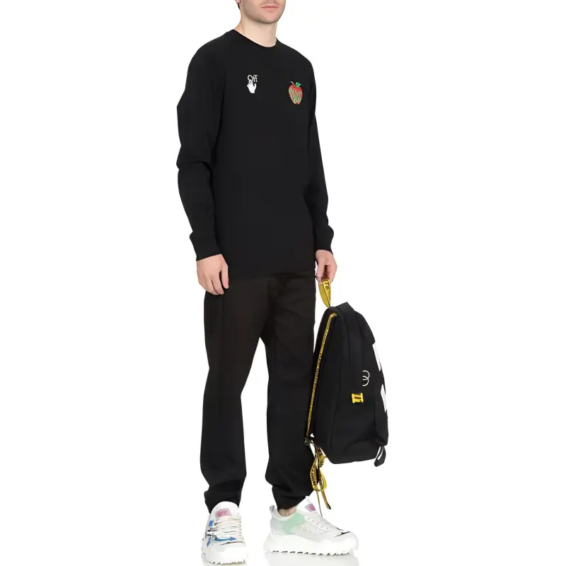 OFF WHITE SS22 T Shirts Men Black-1
