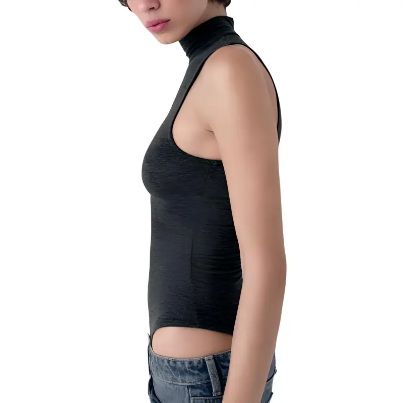 ZARA Bodysuits Women's Gray-2