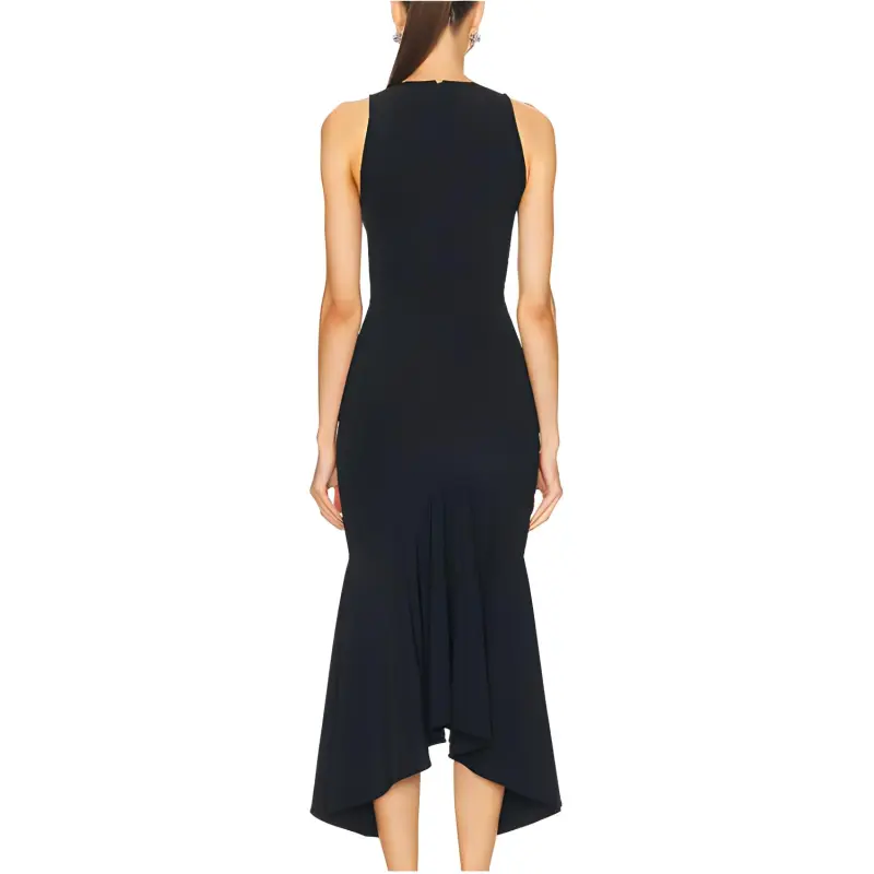 Alexandre Vauthier Seam detailed Flared Maxi Dress-1