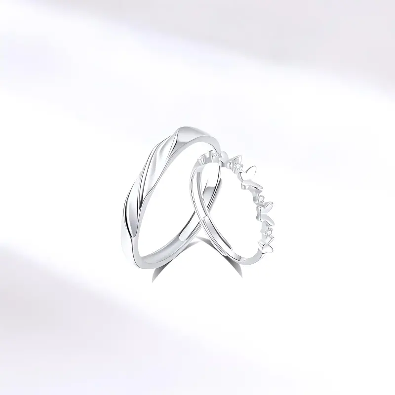 KING TAI SANG 999 Fine Silver Rings Unisex-2