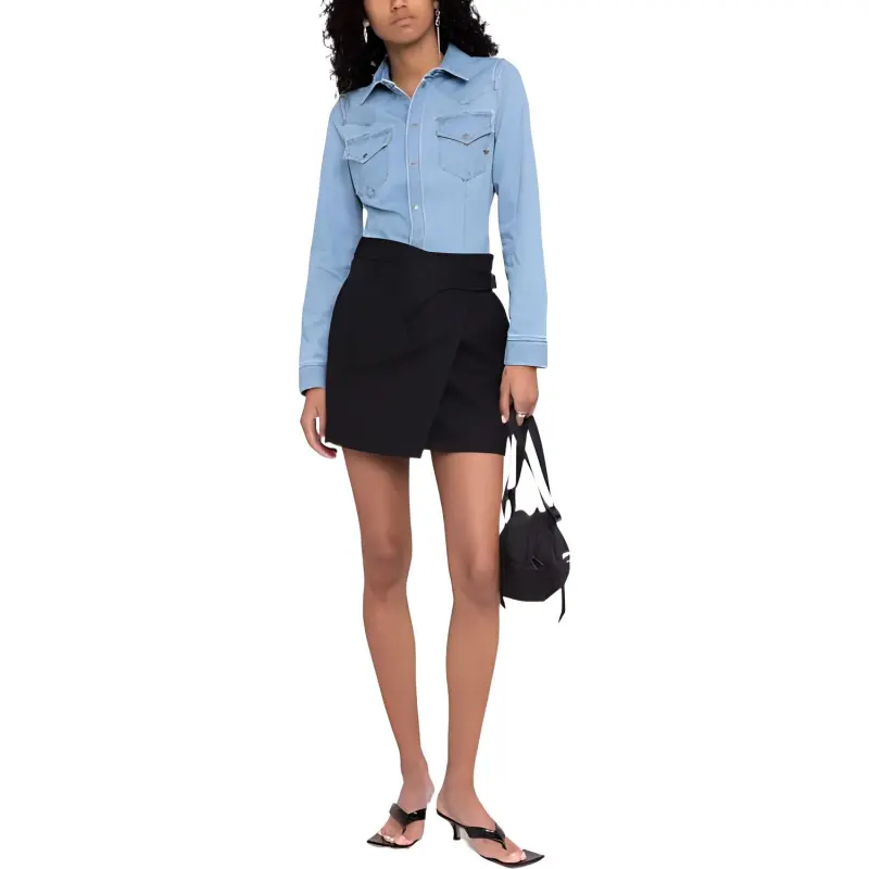 DIESEL Shirts Women's Blue-1
