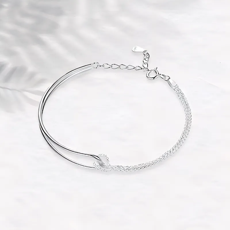 Chongqing Gold Store S925 Silver Bracelets Women's-2