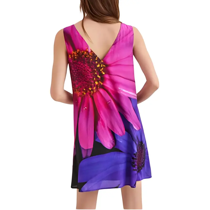 Desigual Sleeveless Dress Women's Purple-2