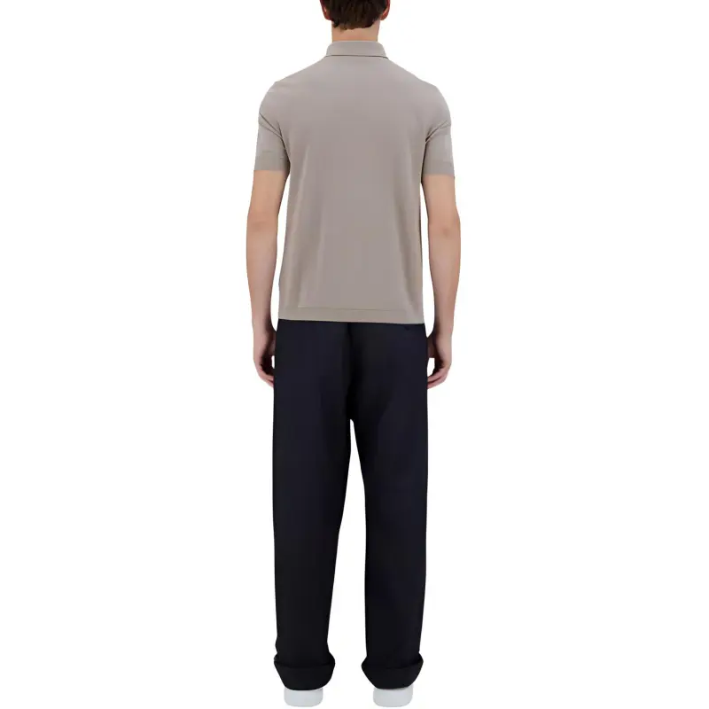 HERNO Short Sleeved Knitted Polo Shirt-5