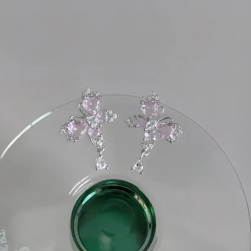 TEEX Copper Alloy Earrings Women's-2