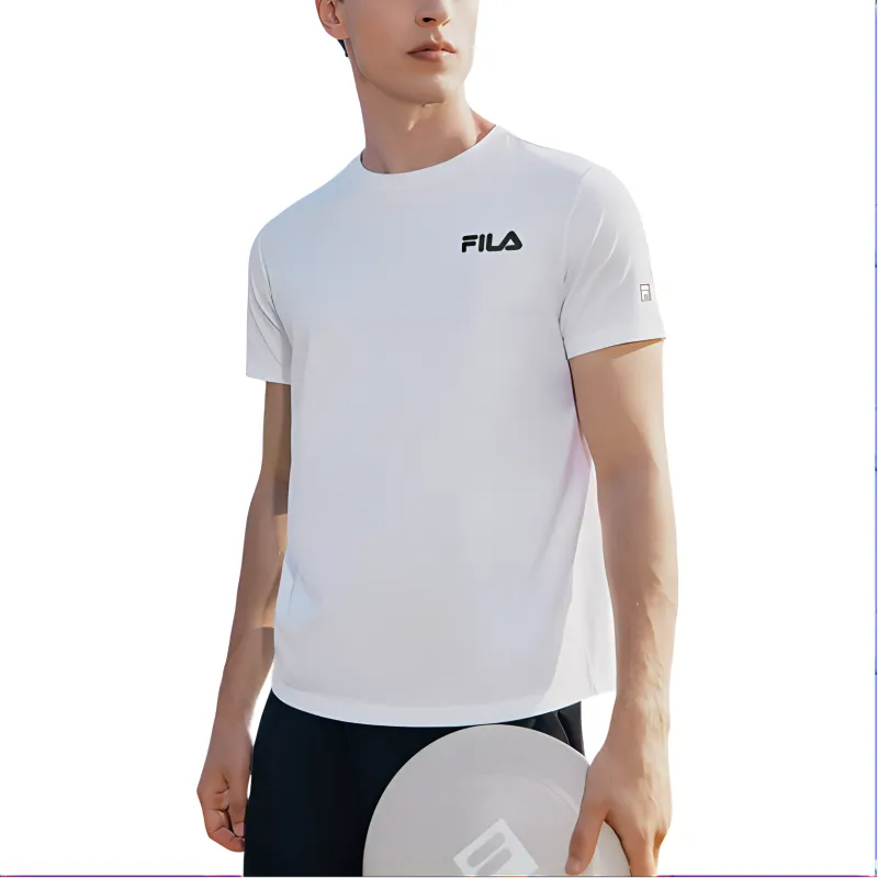 FILA Fitness T Shirt Men's Jade White-1