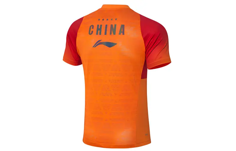 LiNing T Shirt Men's Flame Orange-1