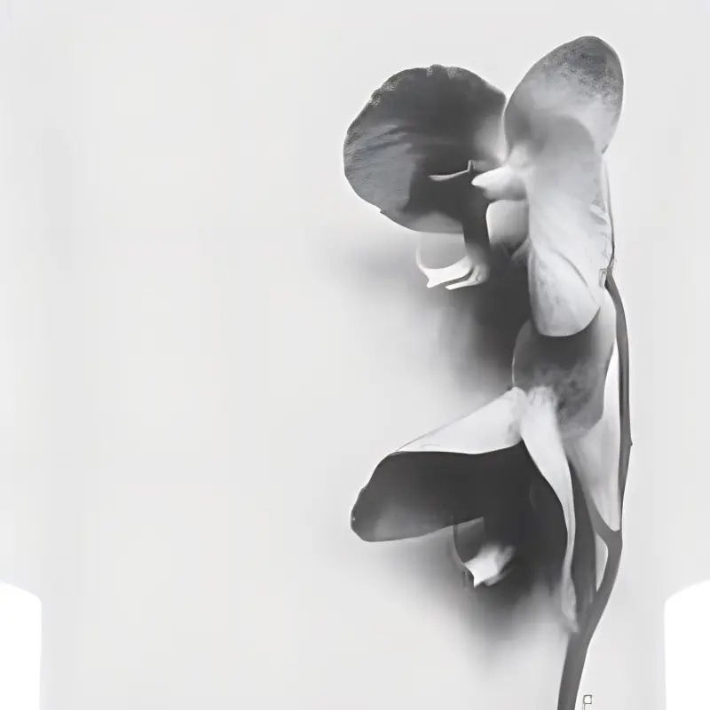 Alexander McQueen Orchid Printed Crewneck T-Shirt-3