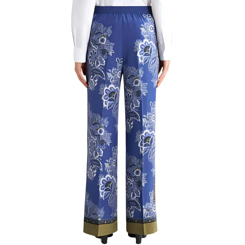 ETRO Bandana Print Straight Leg Trousers-2