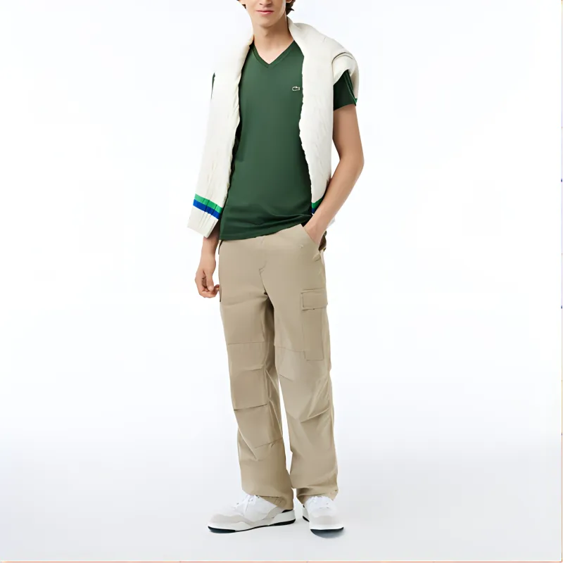 LACOSTE T-Shirt Men's Dark Green-1