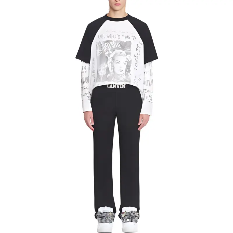 Lanvin X Future Long Sleeved Print T shirt-6
