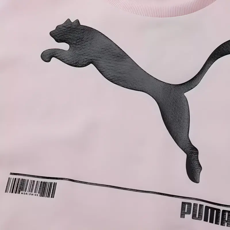 PUMA Long Sleeved Dresses Women's Pink-3