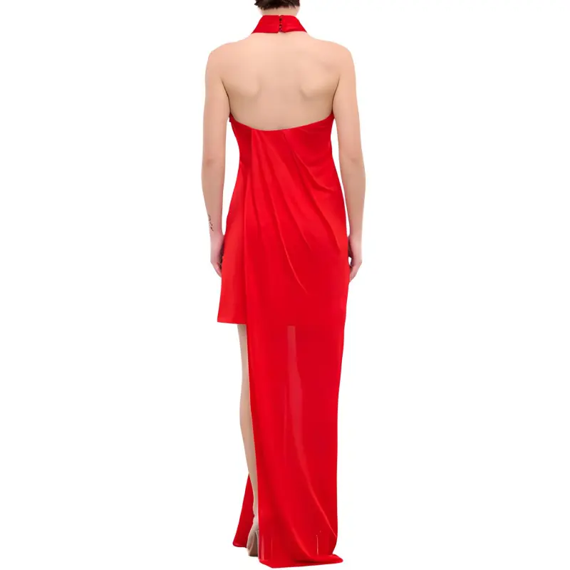 Blumarine Sleeveless Dress Women's Red-1