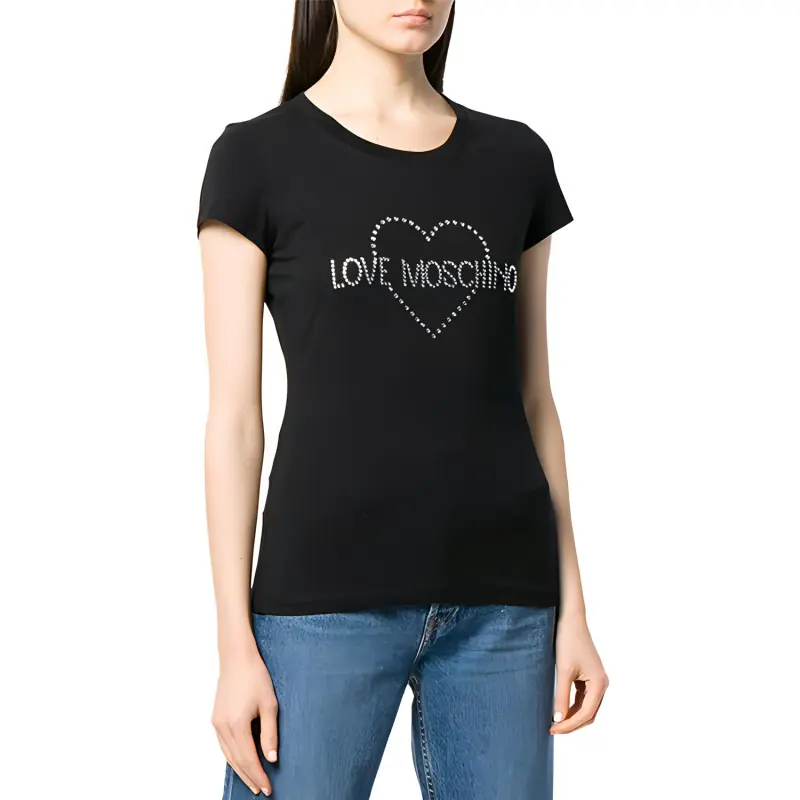 LOVE MOSCHINO T Shirts Women's Black-3