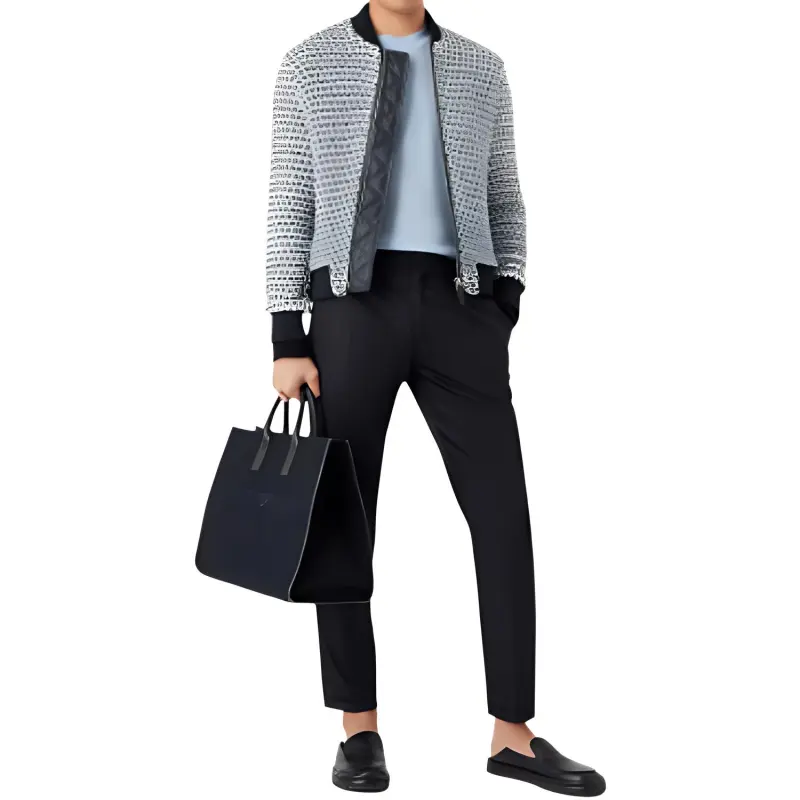 EMPORIO ARMANI Cashmere Sweaters Men Light Blue-1