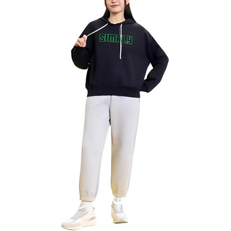 XTEP Vitality Series Sweatshirt Women's Jet Black-1