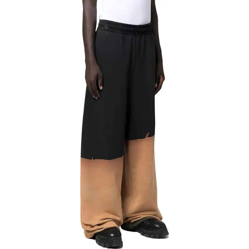 Vetements Knitted Sports Pants Men's Black-3