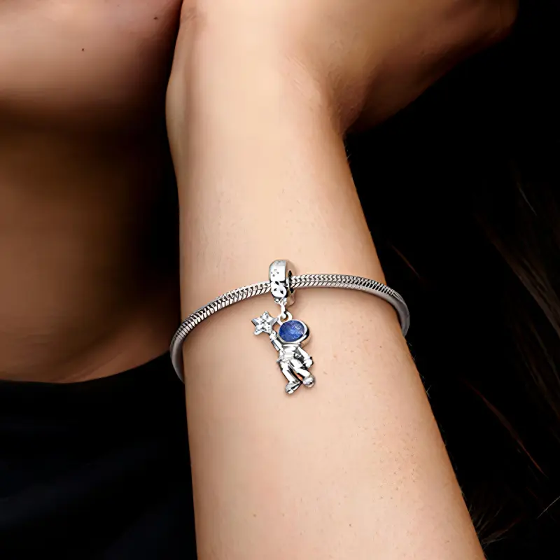 Pandora 925 Sterling Silver Bangles Women's-3