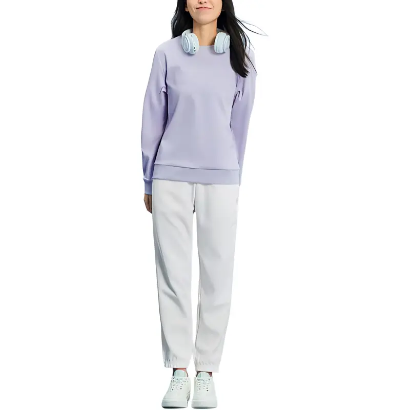 XTEP Sweatshirt Women's Sheer Purple-2