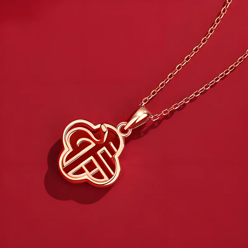 Chongqing Gold Store S925 Silver Necklaces Unisex-1