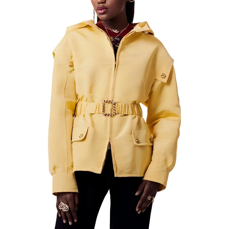 CHANEL FW23 Jackets Coats Women's Yellow-1